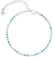 Preciosa Bižuterní náramek Glowline s českým křišťálem Preciosa, modrý - Bracelet