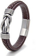 Predator Q1 Leather bracelet brown 22 cm - PD0775-22 - Bracelet