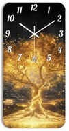 Predator Q1 Nástěnné hodiny, strom života, 58 cm × 29 cm - Wall Clock