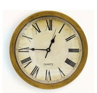 Predator Q1 Retro wall clock, storage clock with safe and jewellery compartment 25 cm × 25 cm - Wall Clock