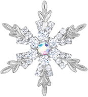 Preciosa Bižuterní brož vločka Nova s českým křišťálem Preciosa - Brooch