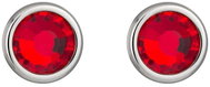 Preciosa Náušnice Carlyn z chirurgické oceli s českým křišťálem Preciosa, červené - Earrings