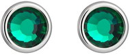 Preciosa Náušnice Carlyn z chirurgické oceli s českým křišťálem Preciosa, zelené - Earrings