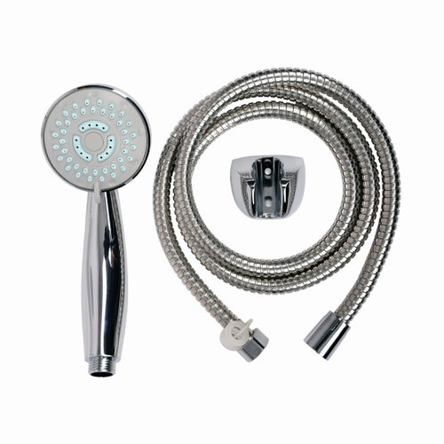 PREMION 3-function shower head 80 mm, shower hose 150 cm, holder PRER00037 - Shower Set - Main image