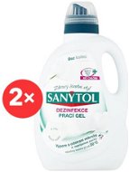 SANYTOL Dezinfekční prací gel 2× 1,65 l (34 praní) - Prací gel