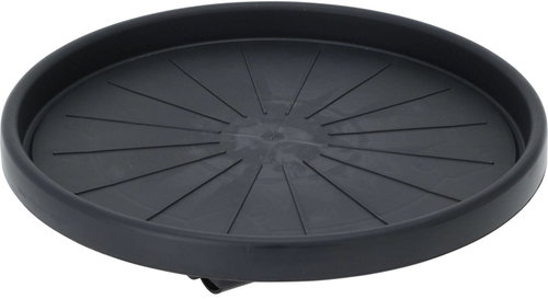 ProGarden, Pot mat on wheels, black, diameter 30 cm - Plant Saucer - Main image