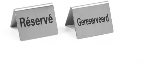 HENDI "Réservé" - Sign - Main image