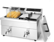 HENDI induction fryer ktichen line double 215029 - Deep Fat Fryer