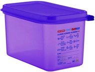 ARAVEN PP GN 1/4 4.3 l, purple, airtight, anti-allergenic - Gastro Container