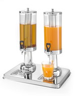 HENDI Juice Dispenser 2 x 3l 425435 - Drinks Dispenser