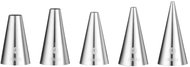 HENDI 5 Piece Smooth Nozzle Set 551691 - Cake Decorating Tool