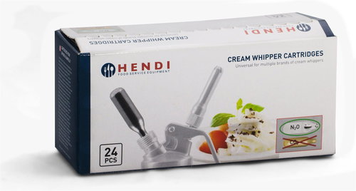 HENDI 24 pcs, 588215 - Whipped Cream Cartridges - Main image