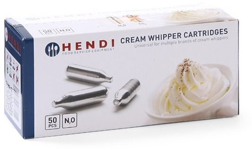 HENDI 50 pcs, 586907 - Whipped Cream Cartridges - Main image