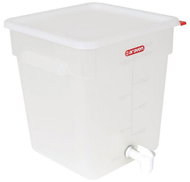 ARAVEN liquid container with drain 18 l, transparent - Gastro Container