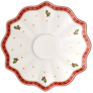 Villeroy & Boch Christmas saucer Toy's Delight for coffee or tea cup, white - Saucer