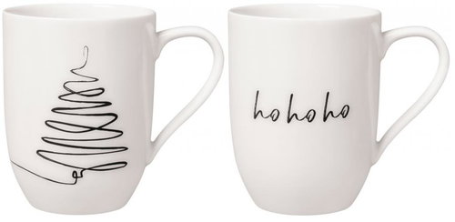 Villeroy & Boch Set of Christmas mugs with Ho Ho Ho 2 pcs - Mug - Main image