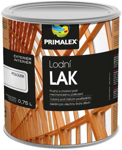Primalex lodní lak pololesk 0,75 l - Wood Varnish - Main image