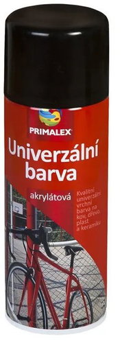 Primalex Universal Paint RAL 9005 Black Gloss 400 ml - Spray Paint - Main image