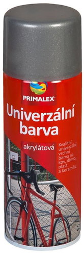 Primalex Universal paint RAL 9007 grey aluminium 400 ml - Spray Paint - Main image