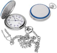 PRIM Pocket Present, strieborné/tmavo modré – W04P.13189.B - Vreckové hodinky