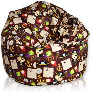 PrimaBag Sako Grafic TD461 - piráti - Bean Bag