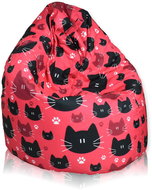 PrimaBag Sako Grafic TD313 - kočky - Bean Bag