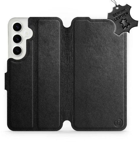 Kožené Mobiwear flip pro Samsung Galaxy S24 Plus - Černé - L_BLS - Phone Case - Main image