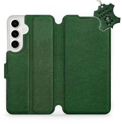 Kožené Mobiwear flip pro Samsung Galaxy S24 Plus - Zelené - L_GRS - Phone Case - Main image