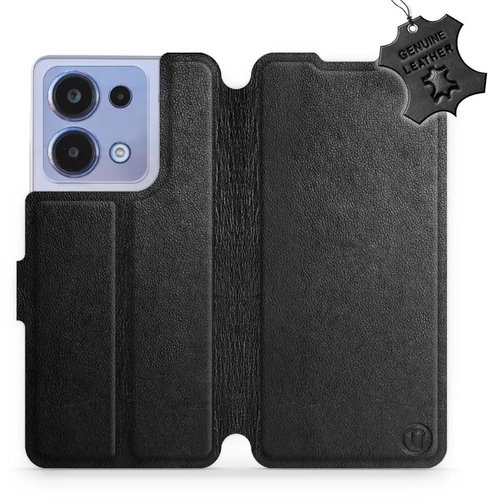 Kožené Mobiwear flip pro Xiaomi Redmi Note 13 4G - Černé - L_BLS - Phone Case - Main image