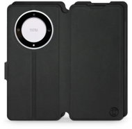 Mobiwear Soft Touch flip pro Honor Magic5 Lite 5G - Černé - Phone Case