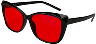Uvtech Sleep-3W ladies stylish blue light blocking glasses, red - Computer Glasses