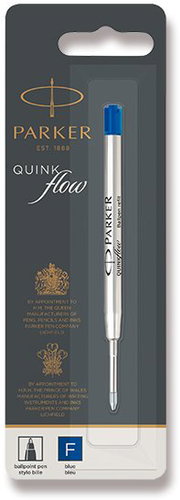 PARKER ballpoint pen F, blue - Ballpoint Refill - Main image