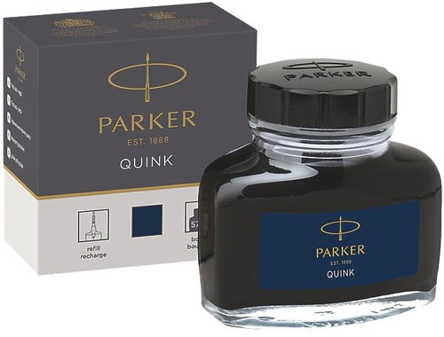 PARKER Flaschentinte, permanent, blau-schwarz - Nachfüllung - Hauptbild