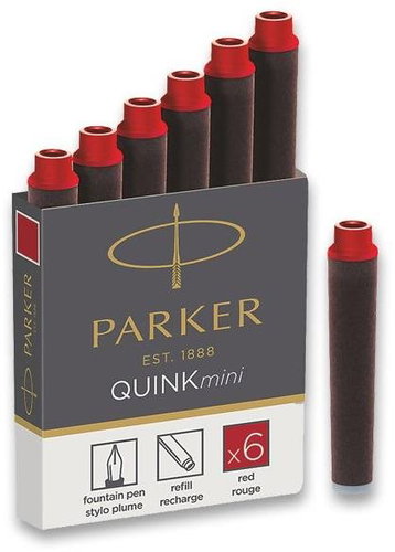 PARKER Tintapatron, rövid, piros - Cserepatron - Fő fotó