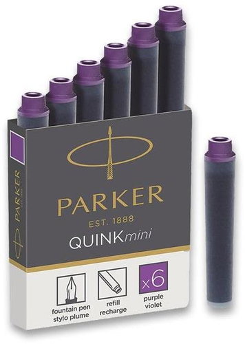 PARKER Tintapatron, rövid, lila - Cserepatron - Fő fotó