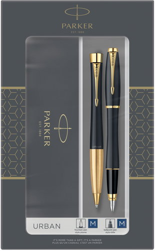 PARKER Urban Matte Black GT Duo Set - Schreibutensilien-Set - Hauptbild