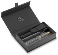 PARKER Sonnet Deluxe Silver Chiselled GT F in einer Geschenkbox - Füller