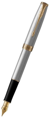 PARKER Sonnet Stainless Steel GT - Fountain Pen - Main image