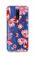 TopQ Xiaomi Redmi 8 silicone Pink Butterfly 48215 - Phone Cover