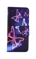 TopQ Samsung A51 booklet Blue with butterflies 47992 - Phone Cover