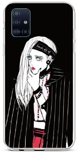 TopQ Samsung A51 silicone Dark Girl 47914 - Phone Cover - Main image