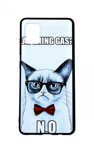 TopQ Samsung A51 3D silicone Grumpy Cat 47889 - Phone Cover - Main image