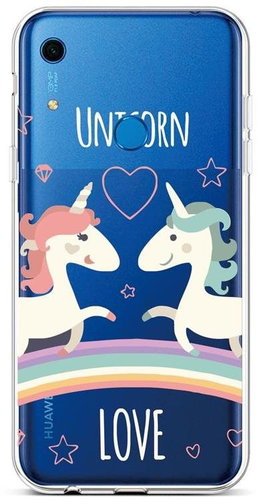 TopQ Huawei Y6s silicone Unicorn Love 47512 - Phone Cover - Main image