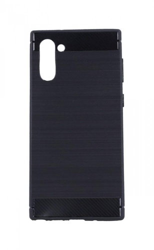 TopQ Samsung Note 10 silicone black 47426 - Phone Cover - Main image