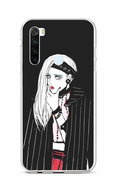 TopQ Xiaomi Redmi Note 8T silicone Dark Girl 47097 - Phone Cover