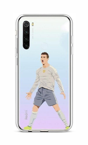 TopQ Xiaomi Redmi Note 8T silicone Footballer 47088 - Phone Cover - Main image