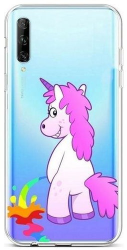 TopQ Huawei P Smart Pro silicone Rude Unicorn 46930 - Phone Cover - Main image