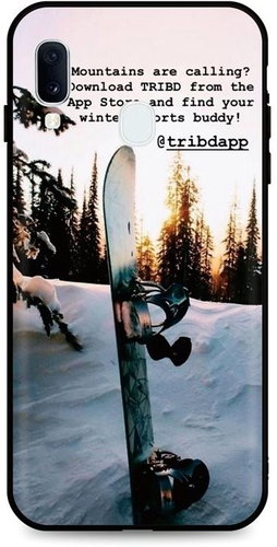 TopQ Samsung A20e Silicone Snowboard 46763 - Phone Cover - Main image