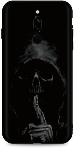 TopQ Xiaomi Redmi 8 silicone Dark Grim Reaper 46647 - Phone Cover - Main image