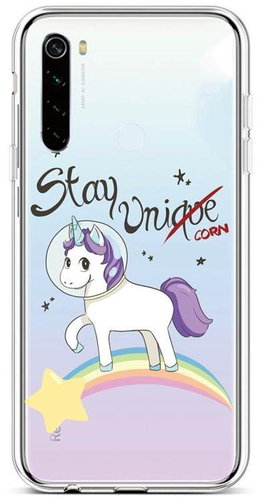 TopQ Xiaomi Redmi Note 8T silicone Stay Unicorn 46528 - Phone Cover - Main image